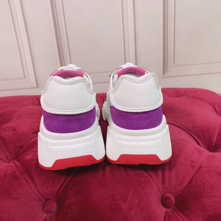 Dolce & Gabbana Logo-Patch Low-Top Sneakers - FashionPlug