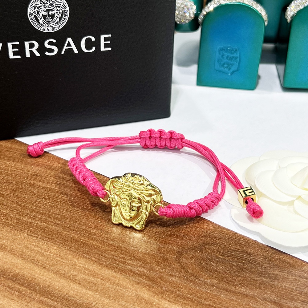 Versace Medusa Woven Bracelet - FashionPlug