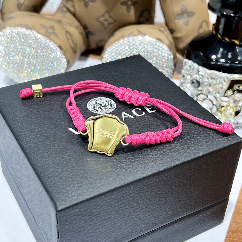 Versace Medusa Woven Bracelet - FashionPlug