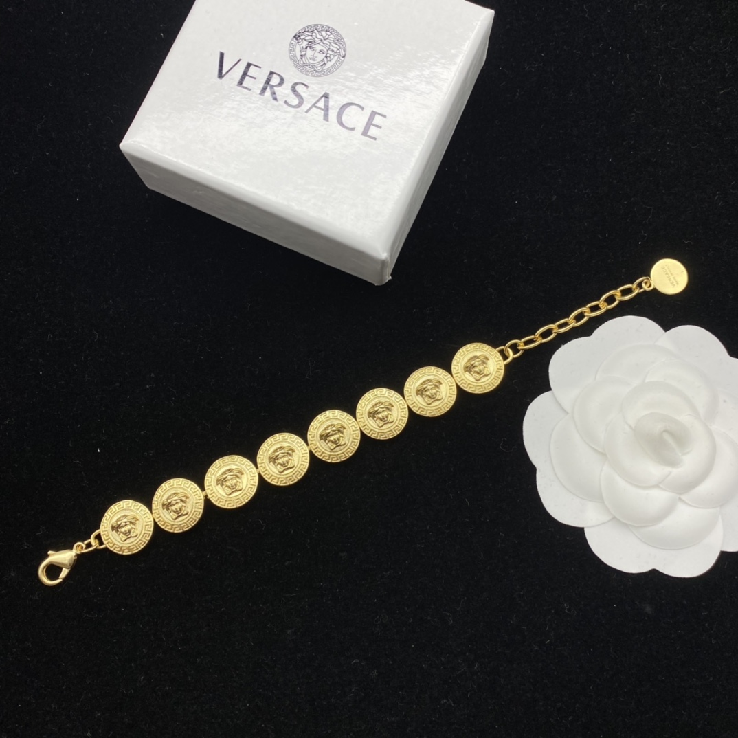 Versace Medusa Logo Bracelet - FashionPlug