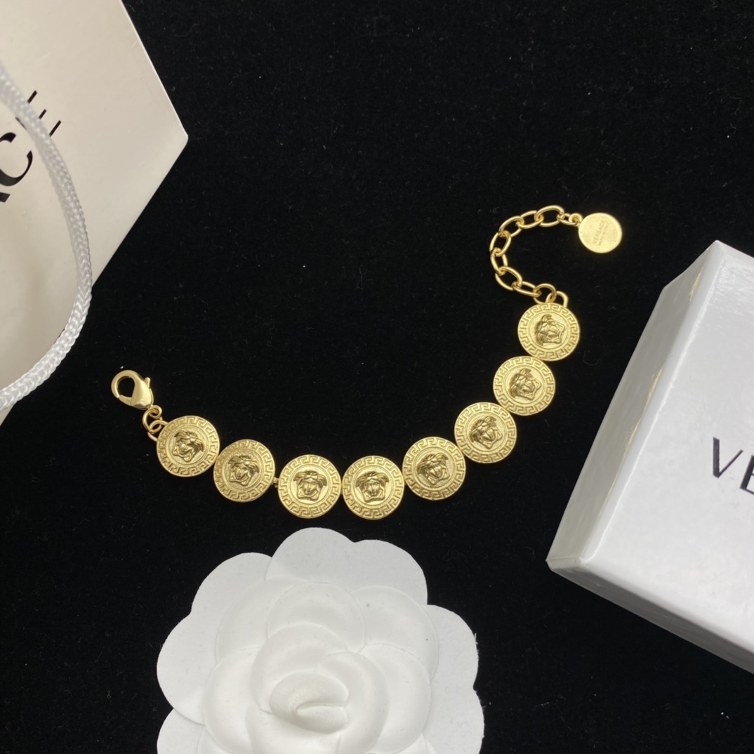 Versace Medusa Logo Bracelet - FashionPlug