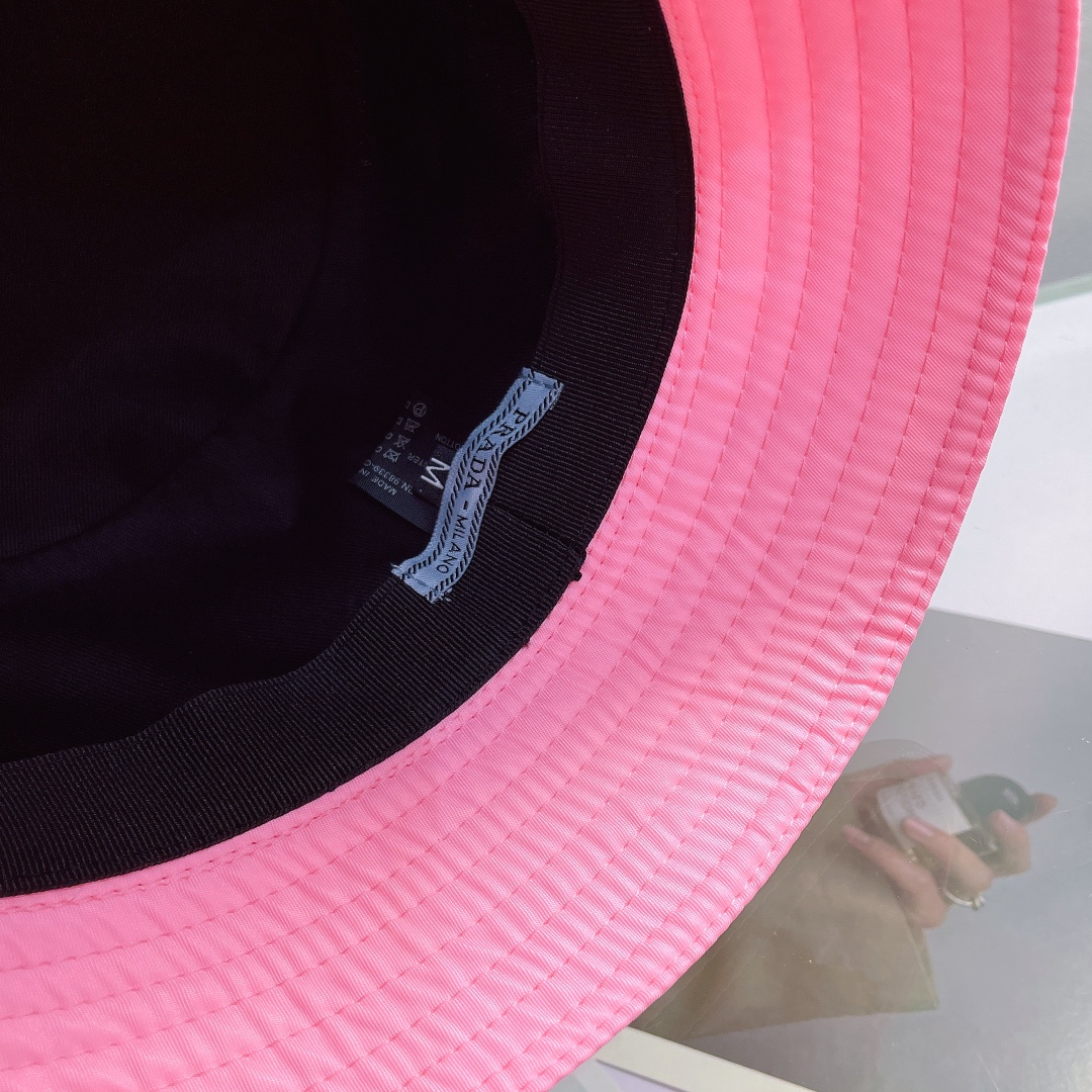Prada Canvas Bucket Hat - FashionPlug