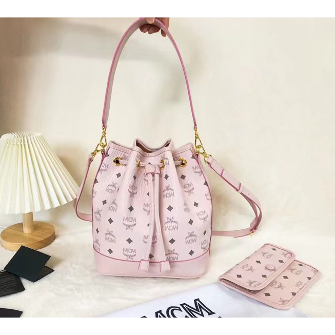 MCM Dessau Drawstring Bag (35-30-17.5CM) - FashionPlug