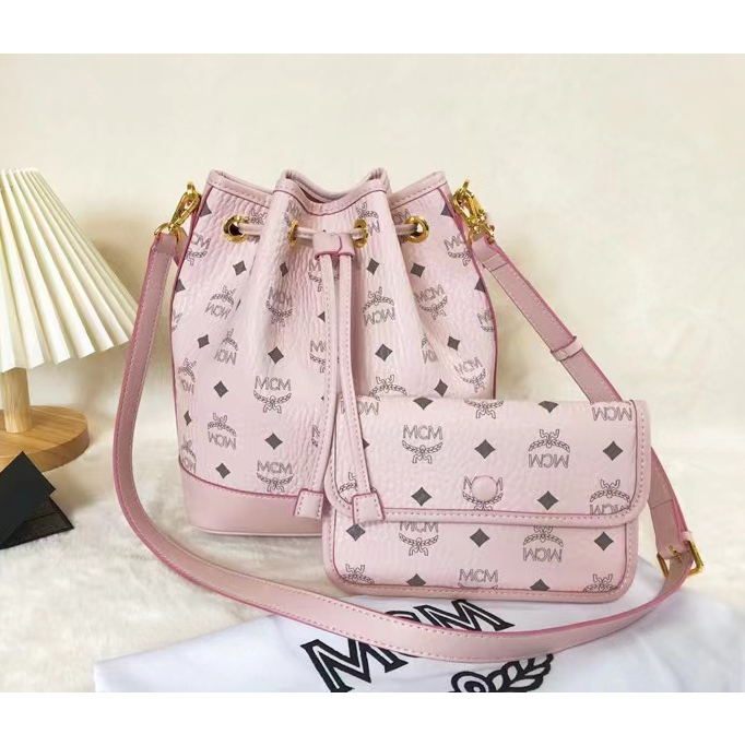 MCM Dessau Drawstring Bag (35-30-17.5CM) - FashionPlug