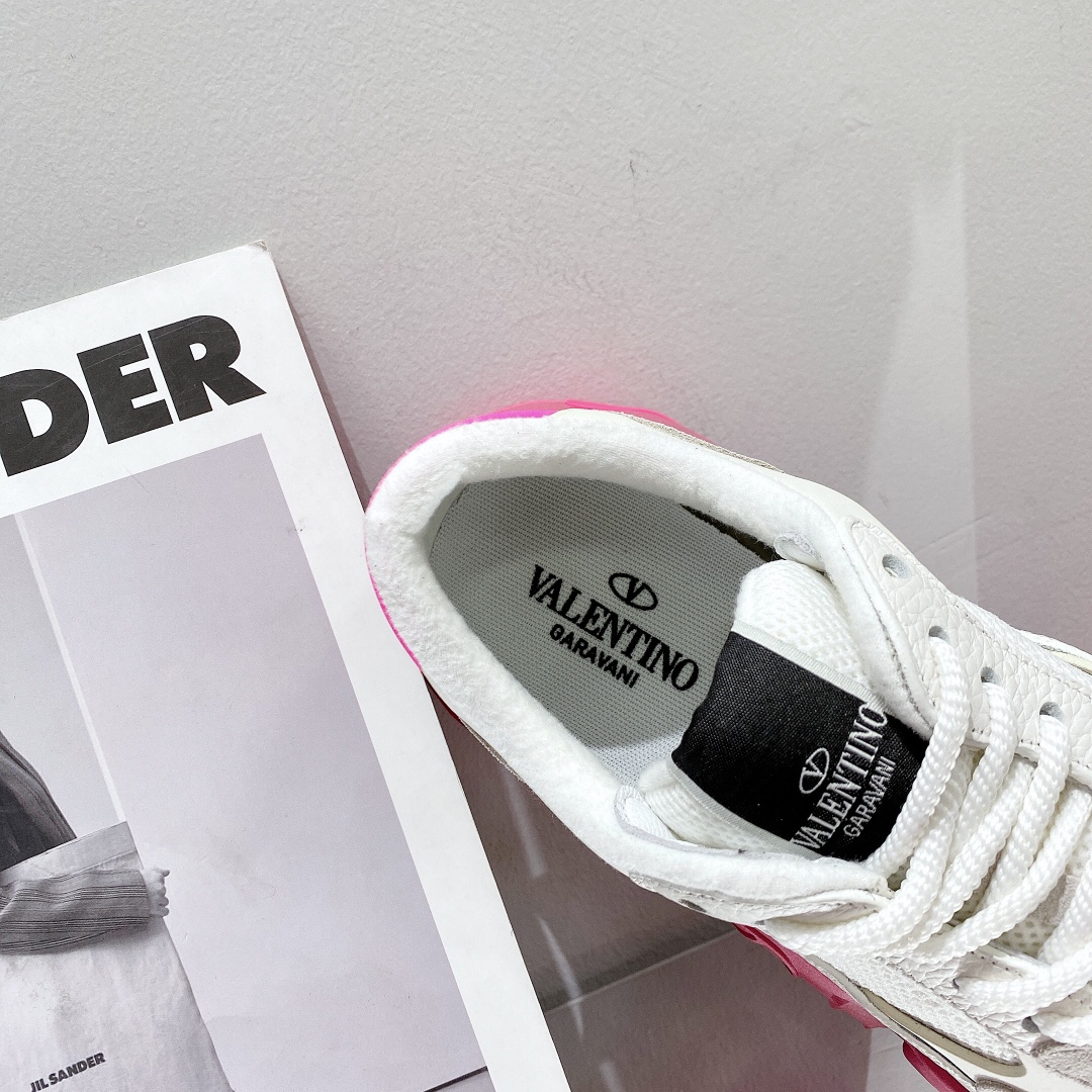 Valenti Mesh Fabric And Suede Sneakers - FashionPlug