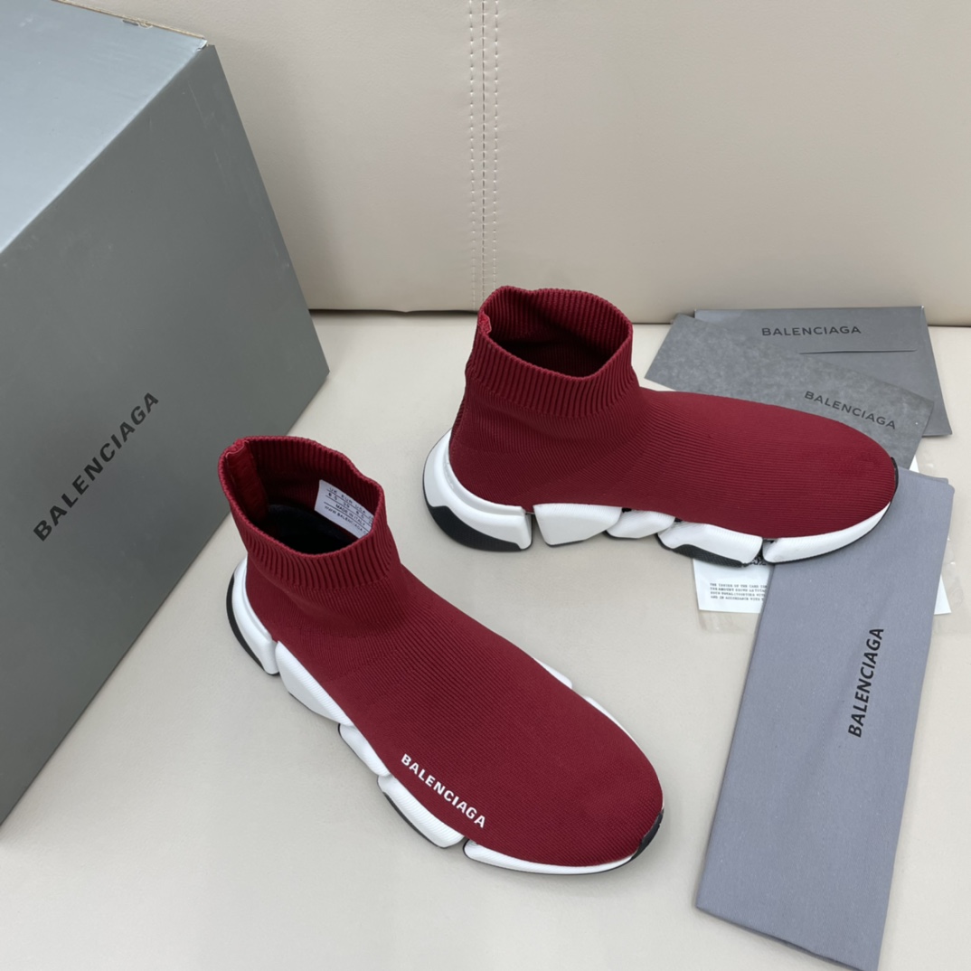 Balenciaga  Speed 2.0 Recycled Knit Sneaker  - FashionPlug