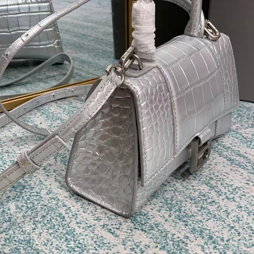 Balenciaga Hourglass Top Handle Bag (19-21-8CM) - FashionPlug
