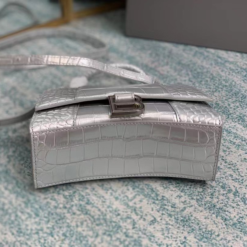 Balenciaga Hourglass Top Handle Bag (19-21-8CM) - FashionPlug