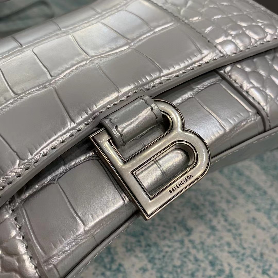 Balenciaga Hourglass Top Handle Bag (19-21-8CM) - FashionPlug