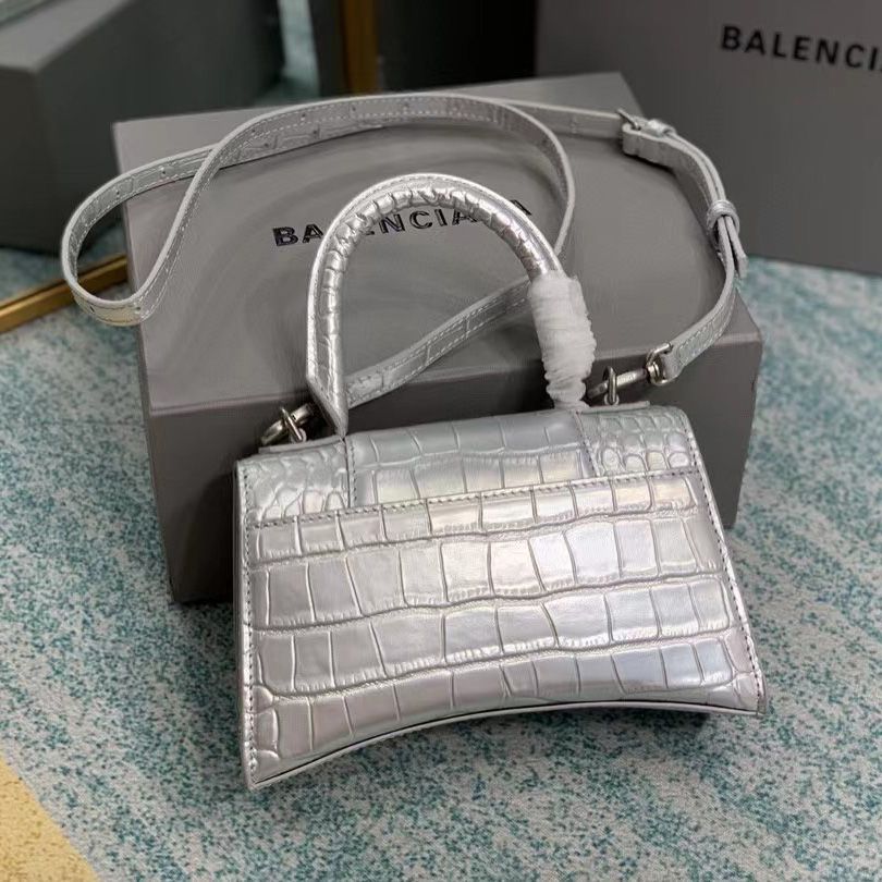 Balenciaga Hourglass Top Handle Bag (19-21-8CM) - FashionPlug