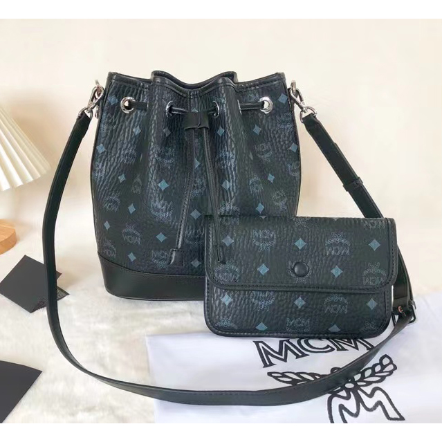 MCM Dessau Drawstring Bag (35-30-17.5CM) - FashionPlug
