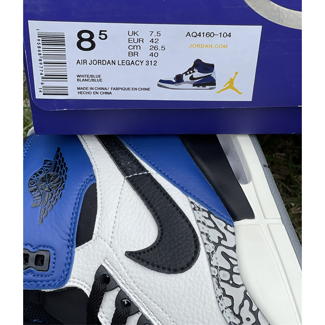 Air Jordan Legacy 312 'Storm Blue' Sneaker  AQ4160-104 - FashionPlug