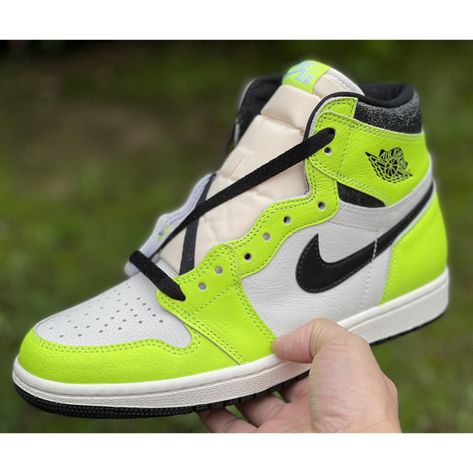 Air Jordan 1 High OG 'Volt' Sneakers   555088-702 - FashionPlug