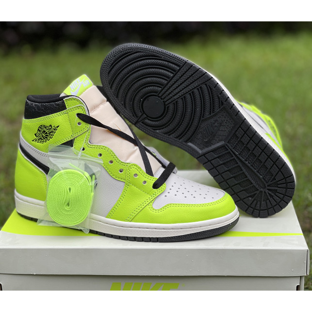 Air Jordan 1 High OG 'Volt' Sneakers   555088-702 - FashionPlug