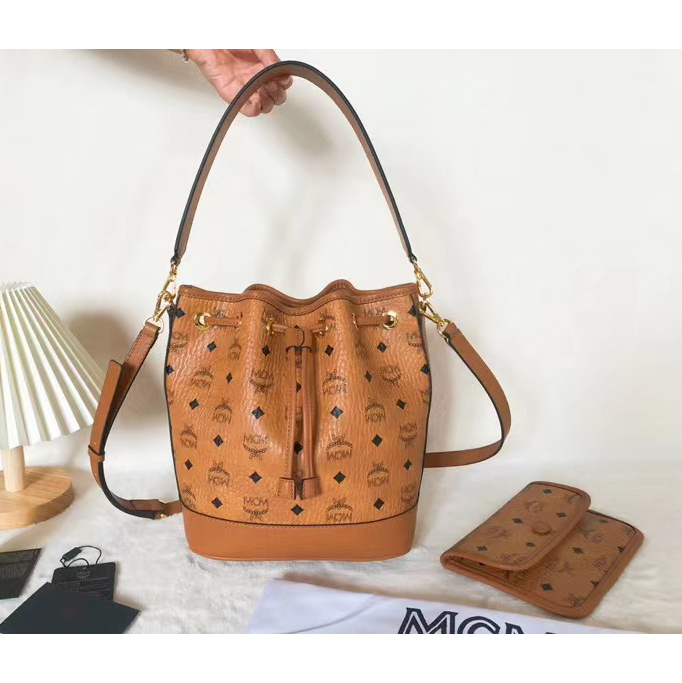MCM Dessau Drawstring Bag (35-30-17.5CM) - FashionPlug