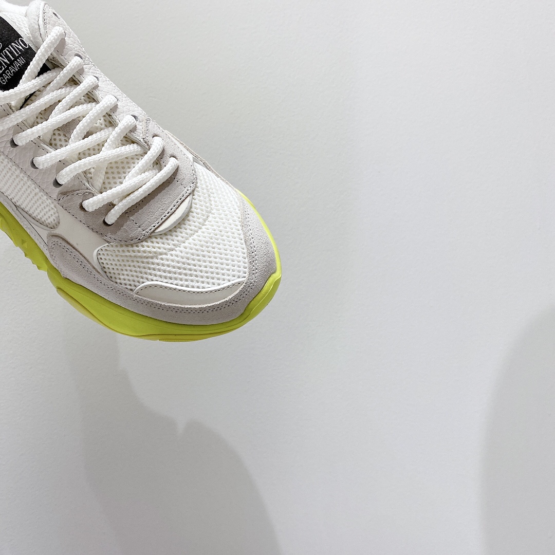 Valenti Mesh Fabric And Suede Sneakers - FashionPlug