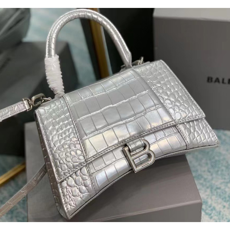 Balenciaga Hourglass Top Handle Bag (23-14-10CM) - FashionPlug