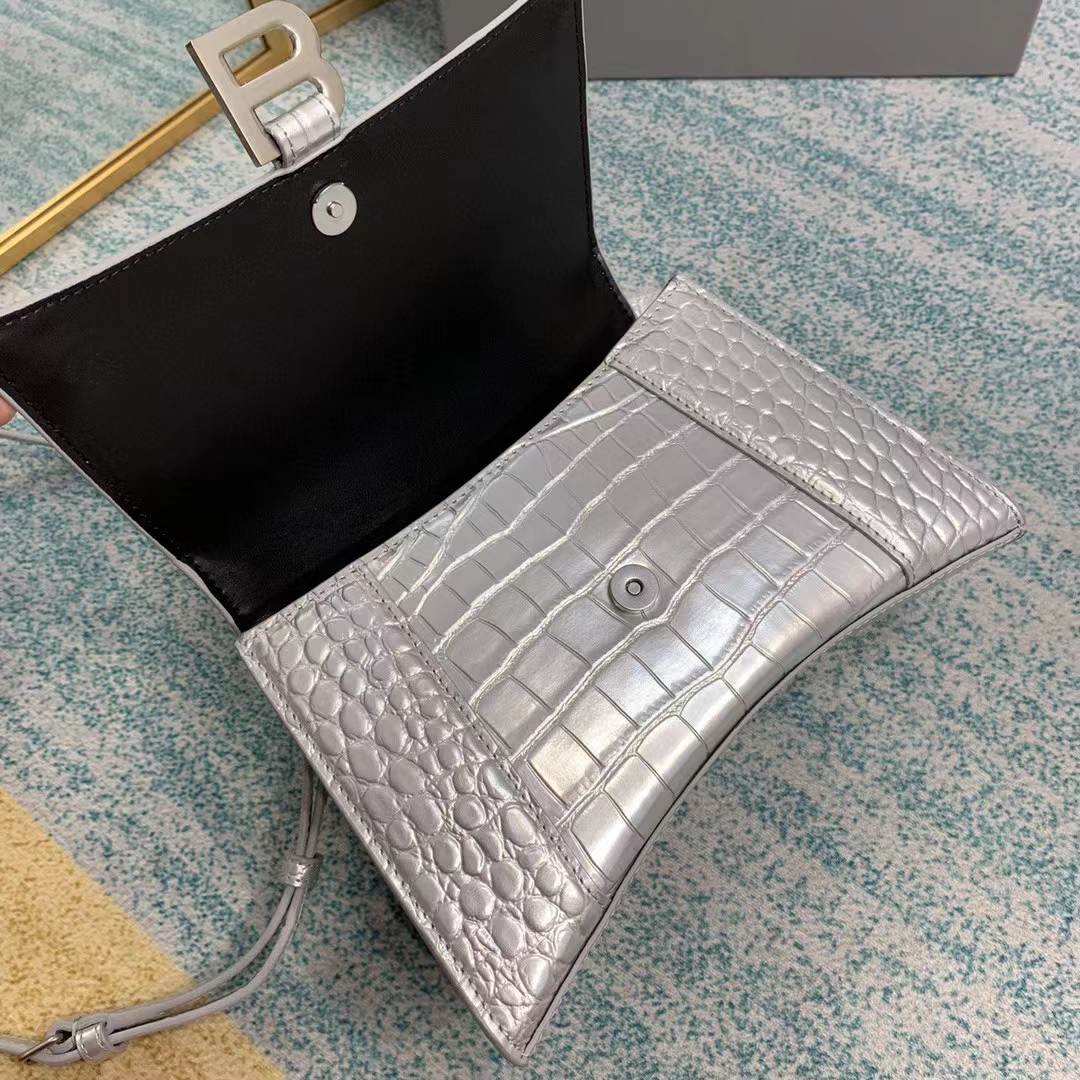 Balenciaga Hourglass Top Handle Bag (23-14-10CM) - FashionPlug