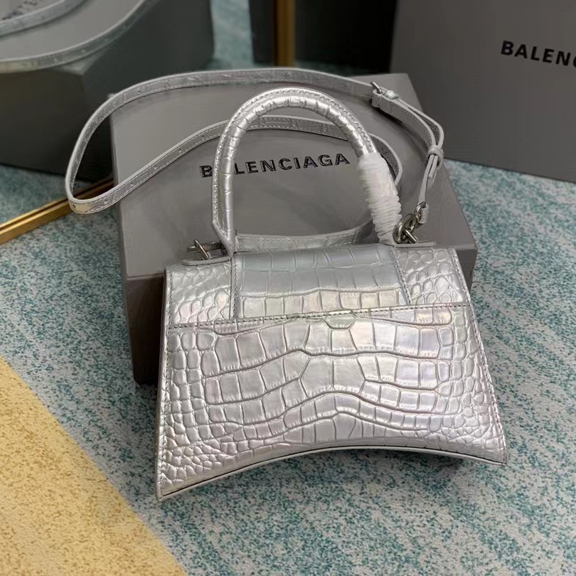 Balenciaga Hourglass Top Handle Bag (23-14-10CM) - FashionPlug
