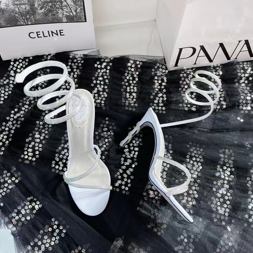 Rene Caovilla Women's Heeled Sandals - FashionPlug