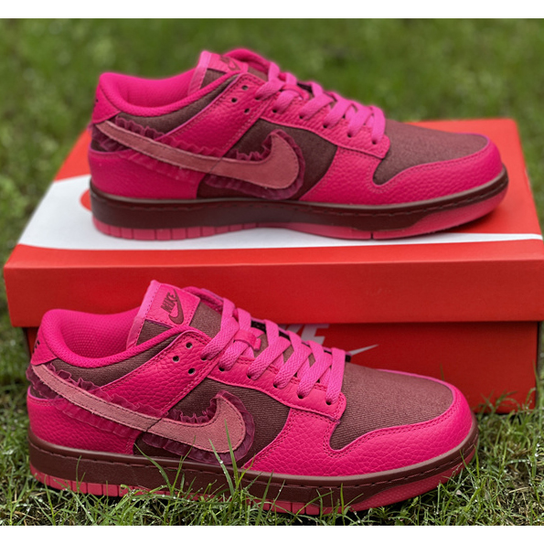 Nike Dunk Low 'Valentine's Day' Sneaker DQ9324-600 - FashionPlug