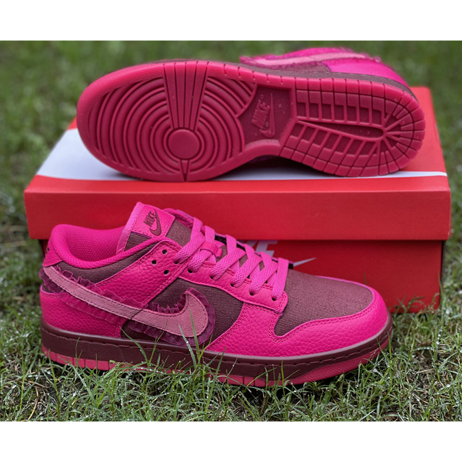 Nike Dunk Low 'Valentine's Day' Sneaker DQ9324-600 - FashionPlug