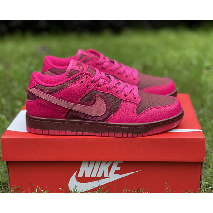 Nike Dunk Low 'Valentine's Day' Sneaker DQ9324-600 - FashionPlug
