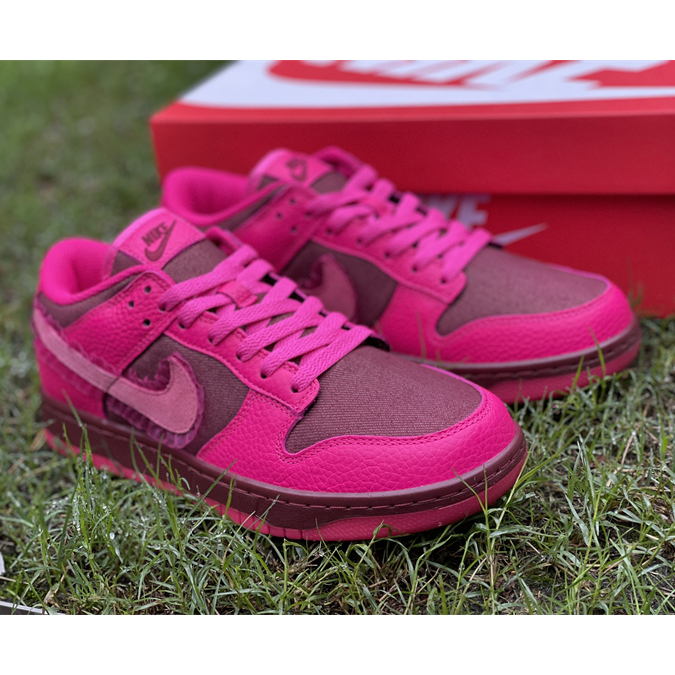 Nike Dunk Low 'Valentine's Day' Sneaker DQ9324-600 - FashionPlug