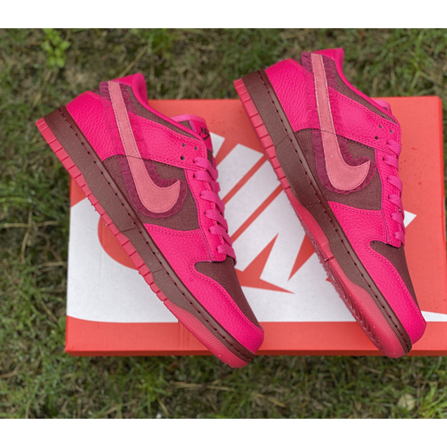 Nike Dunk Low 'Valentine's Day' Sneaker DQ9324-600 - FashionPlug