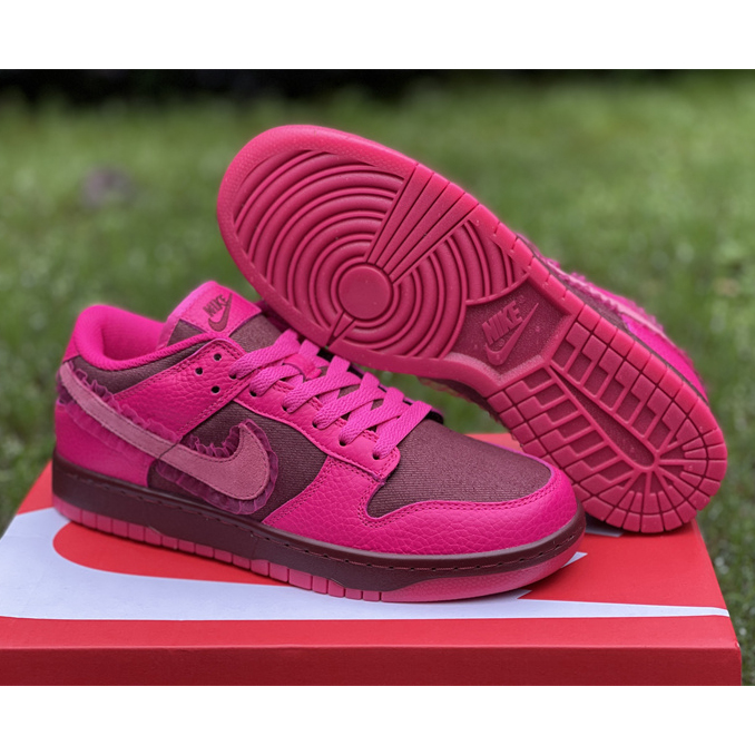 Nike Dunk Low 'Valentine's Day' Sneaker DQ9324-600 - FashionPlug