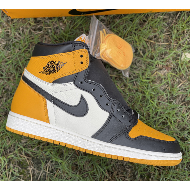 Air Jordan 1 High OG 'Yellow Toe' Sneaker  555088-711 - FashionPlug