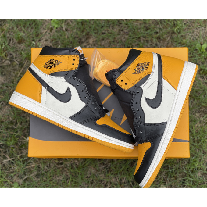 Air Jordan 1 High OG 'Yellow Toe' Sneaker  555088-711 - FashionPlug