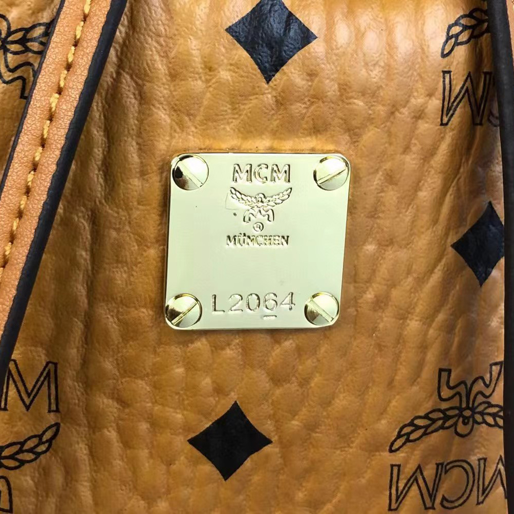 MCM Dessau Drawstring Bag In Visetos(24-25-15CM) - FashionPlug