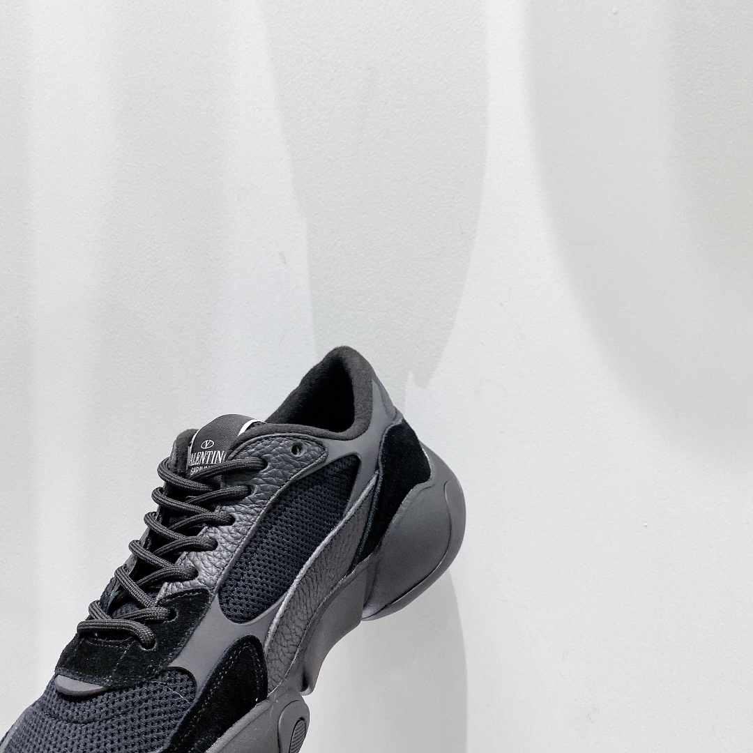 Valenti Mesh Fabric And Suede Sneakers - FashionPlug