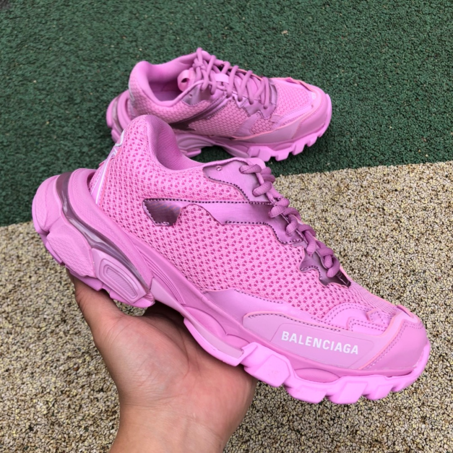 Balenciaga Track.3 Phantom Trainer Low-Top Sneakers - FashionPlug