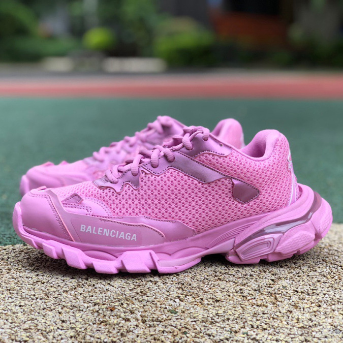 Balenciaga Track.3 Phantom Trainer Low-Top Sneakers - FashionPlug