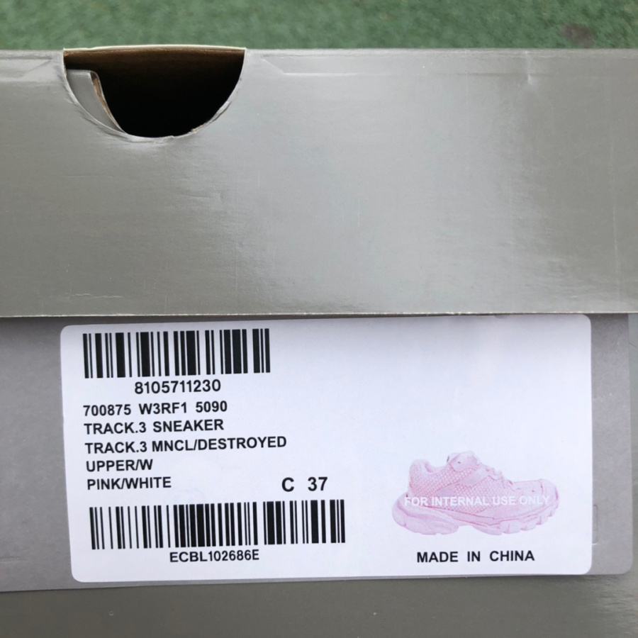 Balenciaga Track.3 Phantom Trainer Low-Top Sneakers - FashionPlug