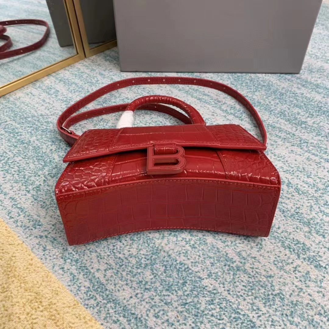 Balenciaga Hourglass Top Handle Bag (19-21-8CM) - FashionPlug