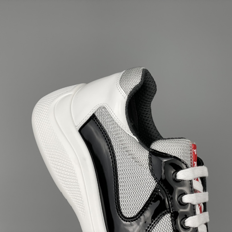 Prada Male America's Cup Sneaker In Black(upon uk size) - FashionPlug