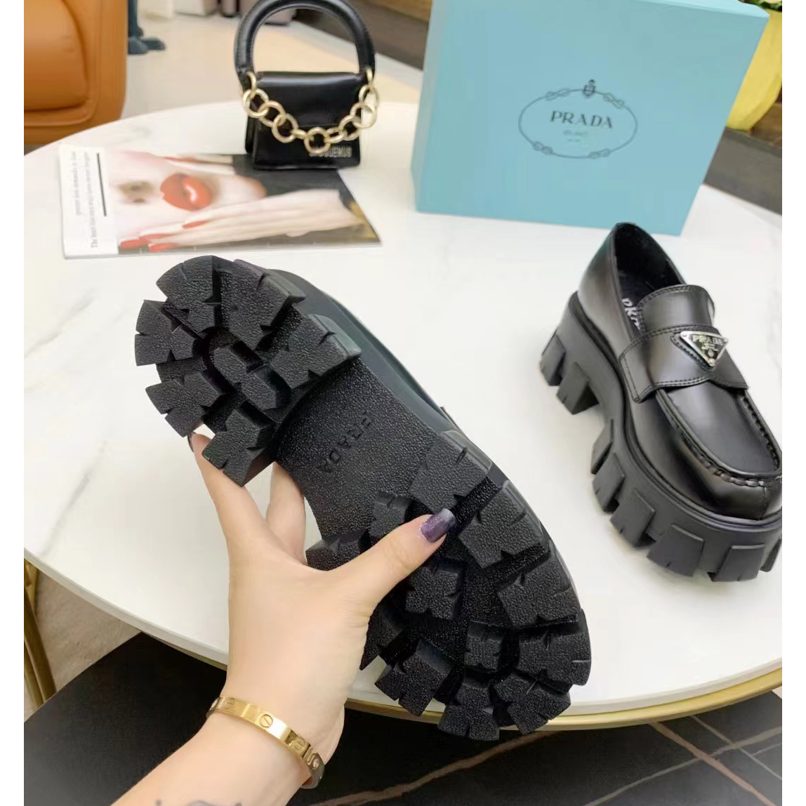 Prada Logo Shoes - FashionPlug