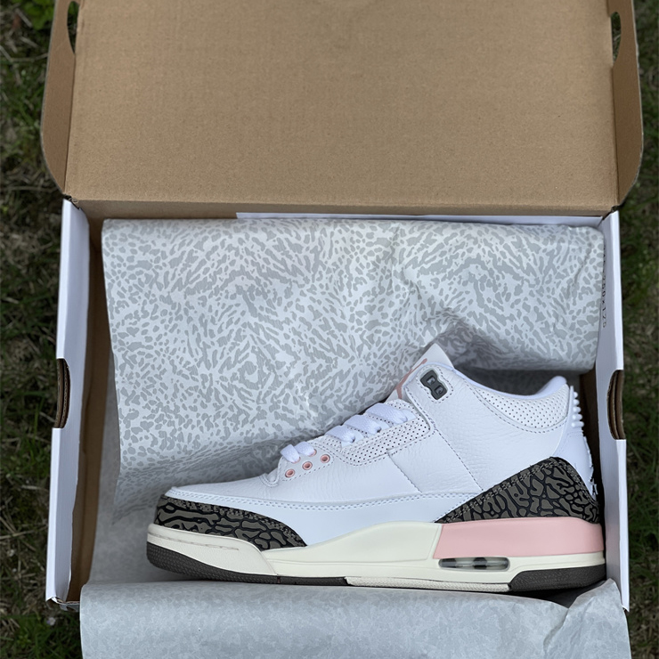 Air Jordan 3 Wmns 'Atmosphere' Sneakers   CK9246-102 - FashionPlug