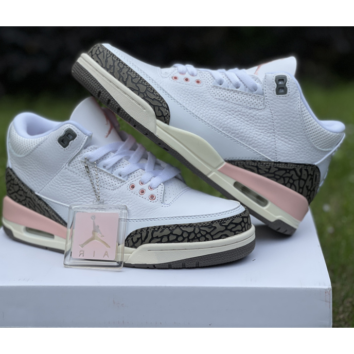Air Jordan 3 Wmns 'Atmosphere' Sneakers   CK9246-102 - FashionPlug