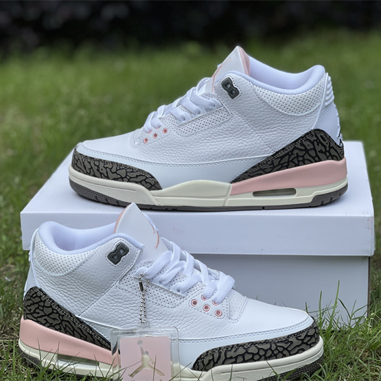 Air Jordan 3 Wmns 'Atmosphere' Sneakers   CK9246-102 - FashionPlug