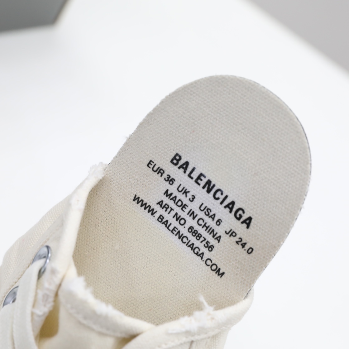 Balenciaga Men's  Paris High Top Sneaker In White - FashionPlug