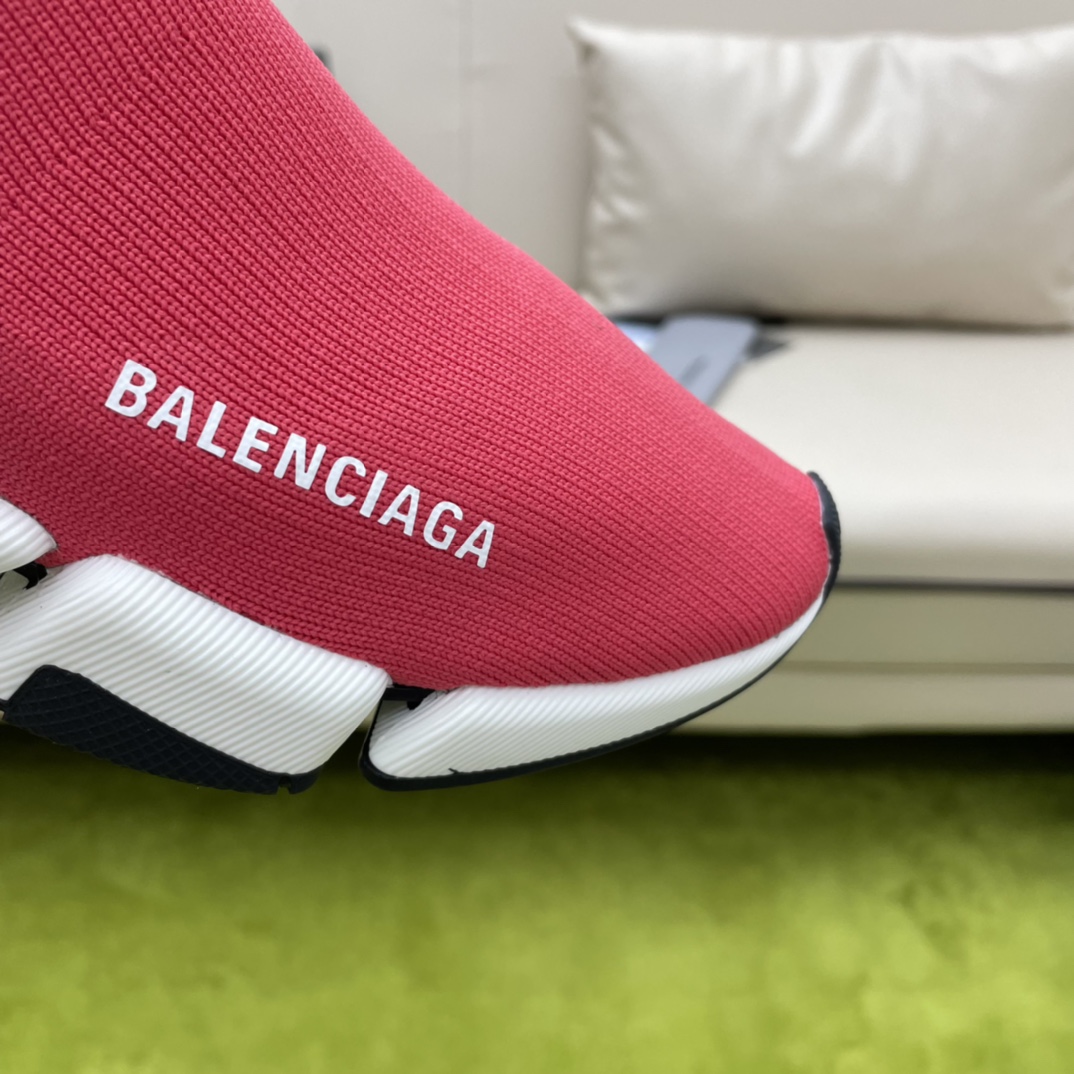 Balenciaga  Speed 2.0 Recycled Knit Sneaker  - FashionPlug