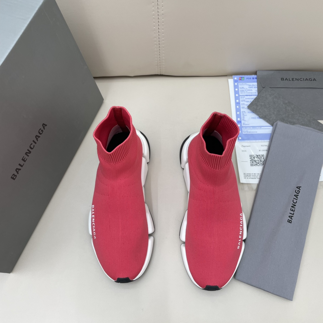 Balenciaga  Speed 2.0 Recycled Knit Sneaker  - FashionPlug
