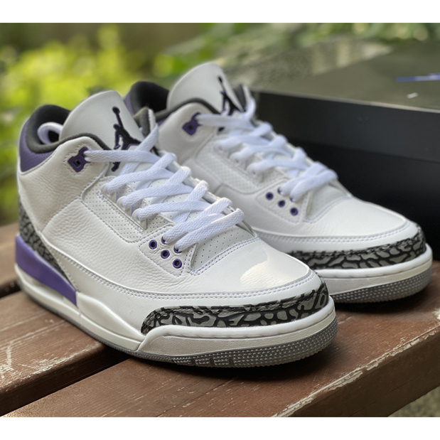 Air Jordan 3 Retro Dark Iris 2022 Sneaker   CT8532-105 - FashionPlug