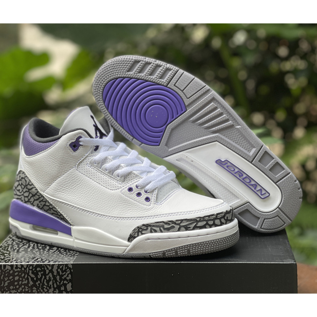 Air Jordan 3 Retro Dark Iris 2022 Sneaker   CT8532-105 - FashionPlug