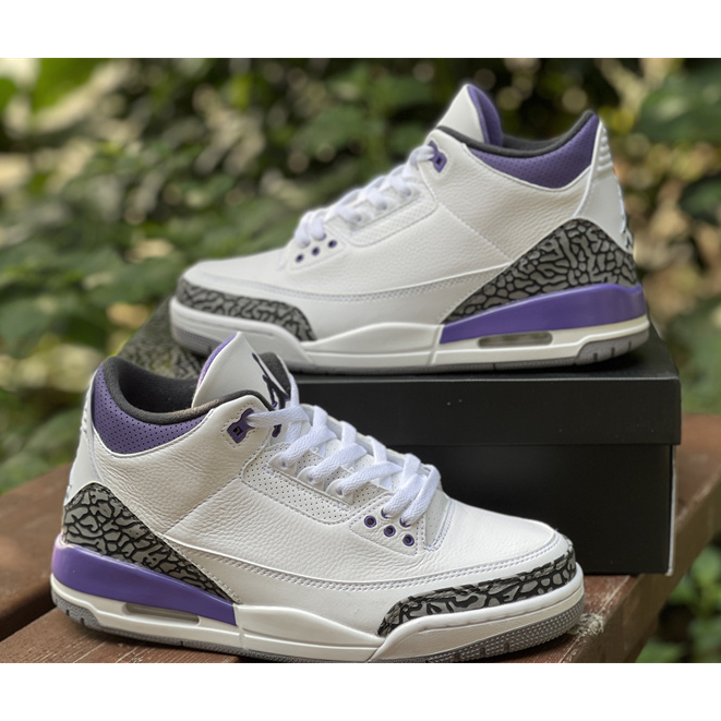 Air Jordan 3 Retro Dark Iris 2022 Sneaker   CT8532-105 - FashionPlug