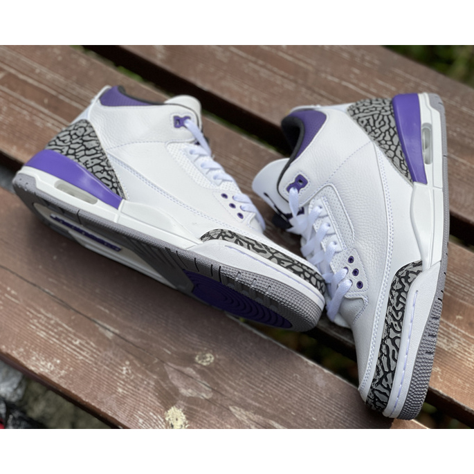 Air Jordan 3 Retro Dark Iris 2022 Sneaker   CT8532-105 - FashionPlug
